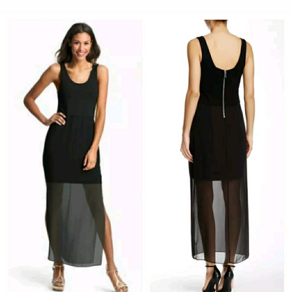 Vince Camuto Black Sleeveless Dress